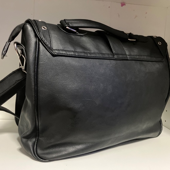 RESTYLE FOR REPAIR OR PARTS‼️MESSENGER SATCHEL GOTHIC SHOULDER BAG BAT WINGS - Picture 7 of 14